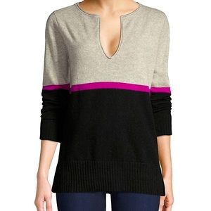 Raffi 100% Cashmere V neck sweater